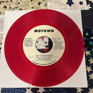Jackson 5 - Get It Together Motown 45 RPM 7" Single - Red Vinyl